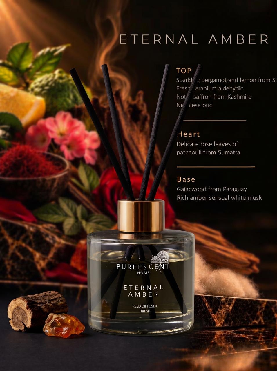 Eternal Amber reed diffuser 100ml
